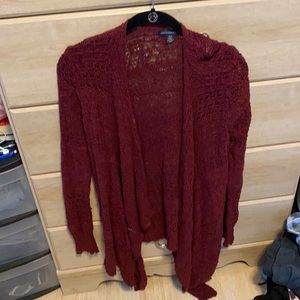 Maroon Cardigan